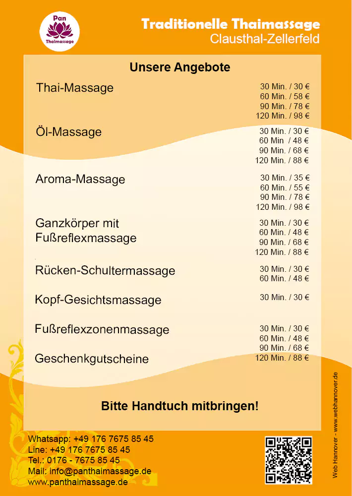 thaimassage,clausthal,zellerfeld,thai,massage,wellnesszentrum,naturheilkunde,aromatherapie,oelmassage,aromamassage,ganzkoerpermassage,fußreflexmassage,rueckenmassage,schultermassage,kopfmassage,gesichtsmassage,fußreflexzonenmassage,massagegutschein